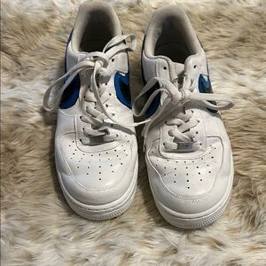 Nike Gray and White Athletic Shoes